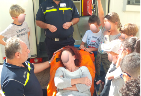 4a Giornata del soccorso: alle scuole elementari di Faido 4a Giornata del soccorso: alle scuole elementari di Faido
