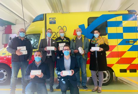 Donate 500 mascherine a Tre Valli Soccorso Donate 500 mascherine a Tre Valli Soccorso